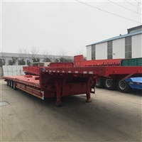 Export 17-meter-5 large semi-trailer with three axle flatbed transport semi-trailer and 3-meter width design