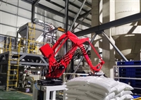 Intelligent packaging palletizing line, graphite powder palletizing robot, fully automatic packaging machine parameters