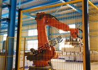 PVC powder intelligent packaging palletizing line mobile palletizing machine manufacturer