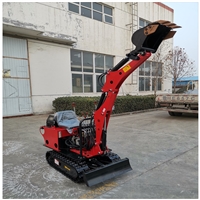 KV08 Mini Excavator Mini Excavator Fully Hydraulic Crawler Mini Excavator