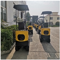 Orchard small excavator mechanical rake excavator crawler agricultural excavator