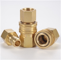 Wholesale supply of HST American hydraulic quick connectors made of brass material
