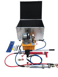 Electric manual pressure testing and grease injection dual-purpose gun HS-70DS70Mpa valve testing device with two power sources factory