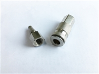 Quick connector opening and closing pneumatic hydraulic quick connector HS-17&# 40; Brass&# 41; Factory direct sale
