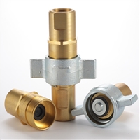Hydraulic quick connector threaded hydraulic quick connector KZE-BB core brass material manufacturer wholesale
