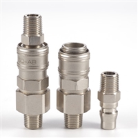 Hydraulic quick connector single hand semi-automatic hydraulic quick connector HS-AB brass material wholesale supply