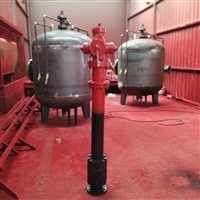 Outdoor fire hydrant on the ground