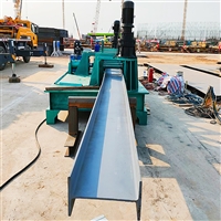 江西平台护栏角铁卷圆机 小半径120槽钢弯圆机