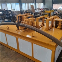 重庆桥墩吊篮125角钢弯弧机 200角钢内弯成型机