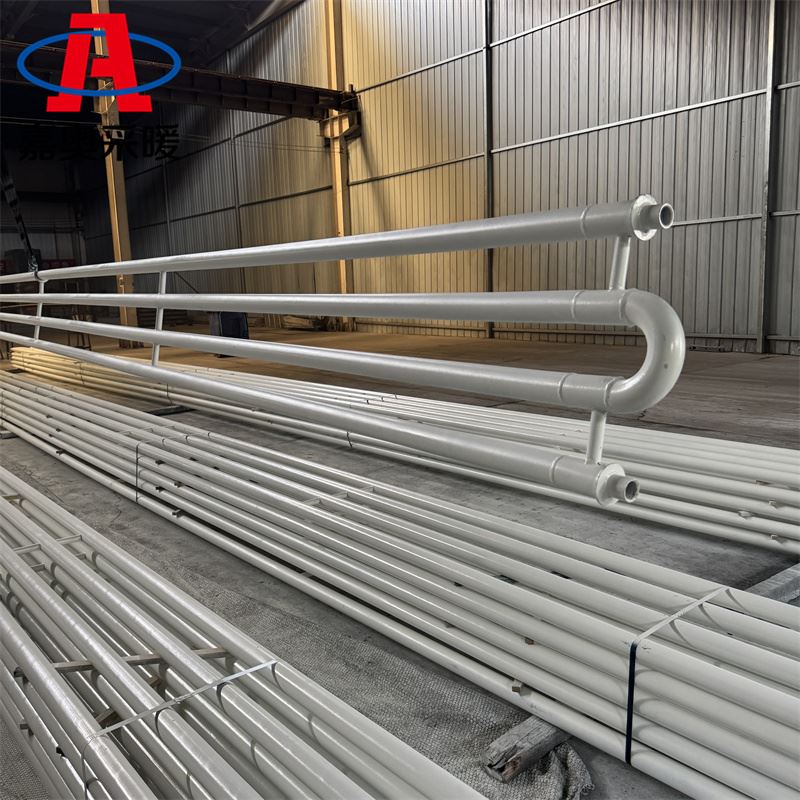 蘑菇大棚用烤漆光排管散热器图集