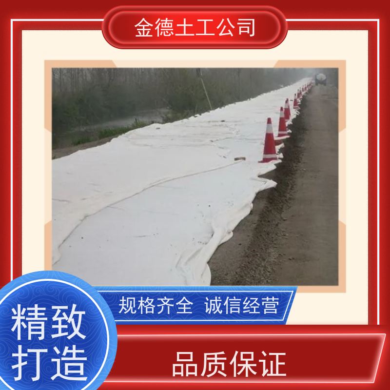 软土地基整体加固 耐酸耐碱化学稳定 长丝聚酯土工布400g