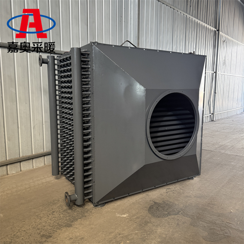 花卉大棚风冷式油冷却器 钢制绕翅片管散热片价格表