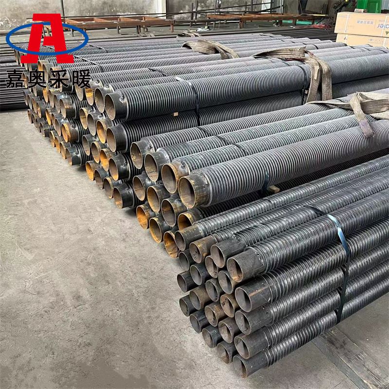 农业大棚用空冷器铝翅片管 高频焊螺旋翅片管厂家
