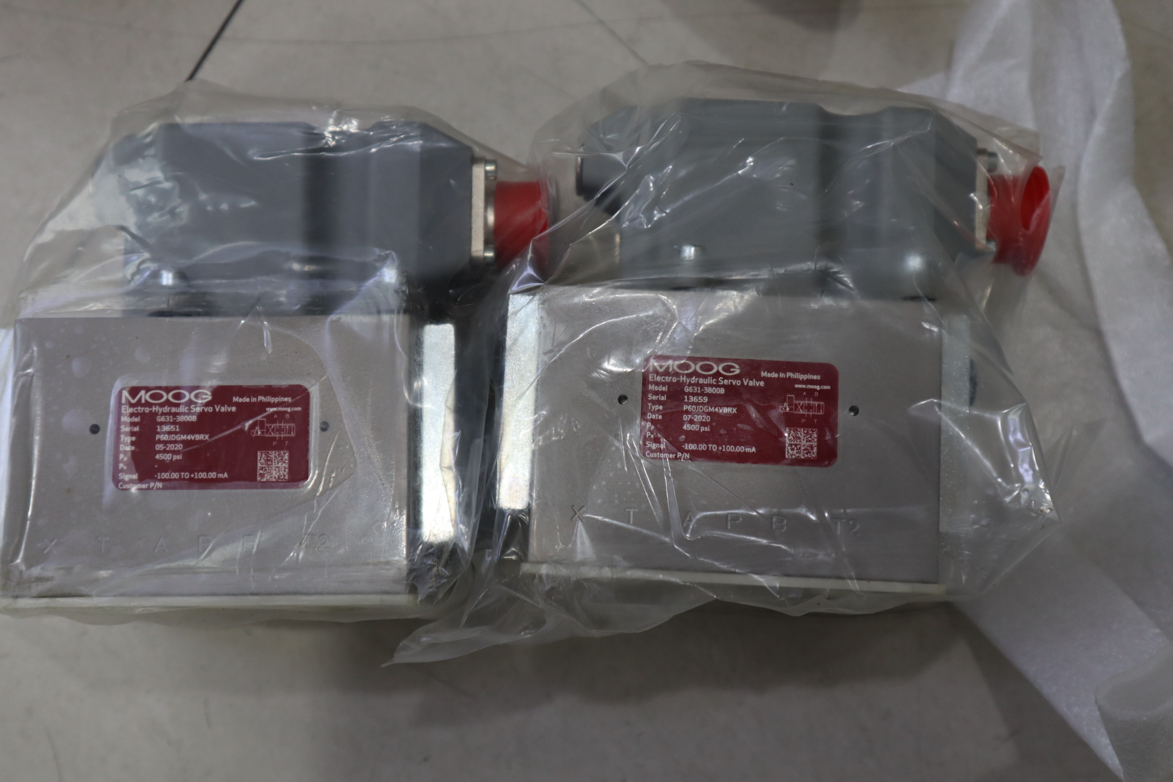 G631-3800B P60JDGM4VBRX 美国穆格MOOG伺服阀