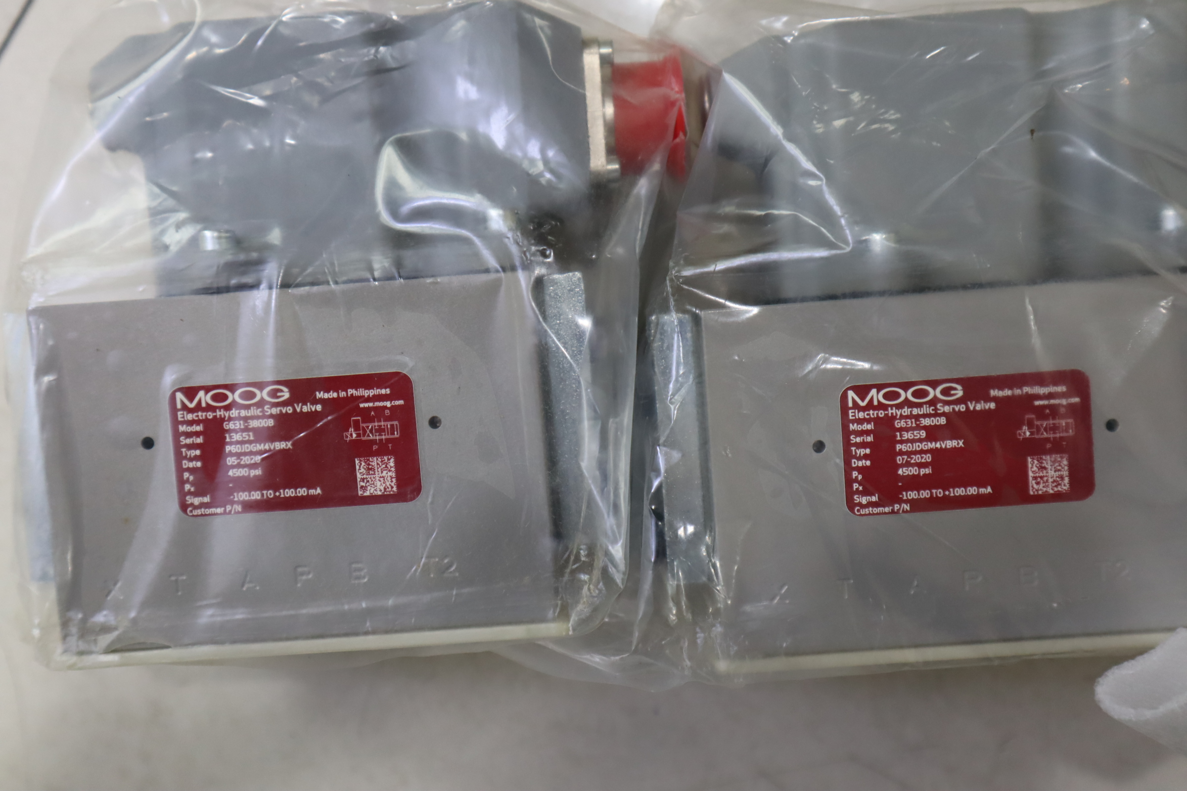 G631-3800B P60JDGM4VBRX 美国穆格MOOG伺服阀