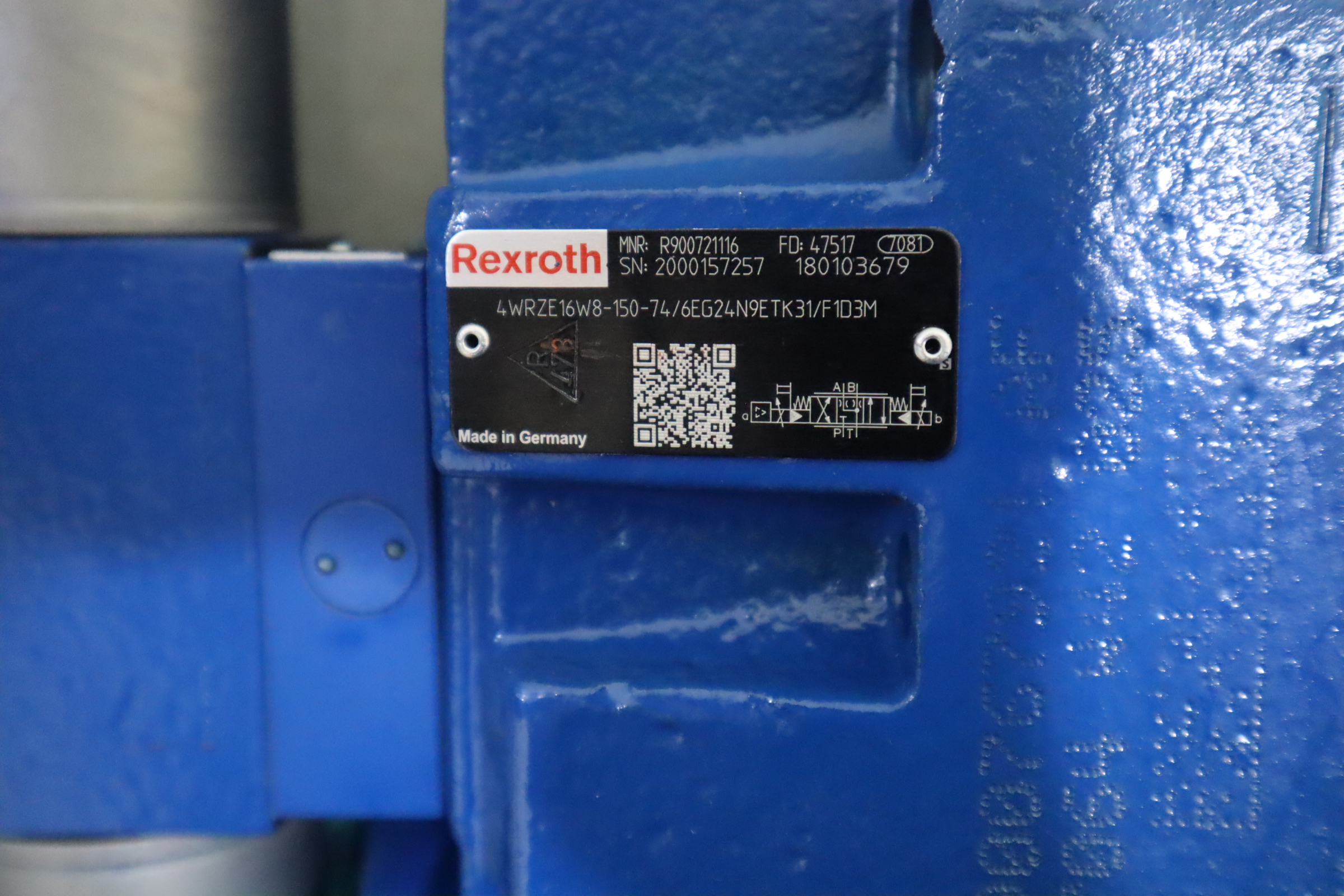 4WRZE16W8-150-74/6EG24N9ETK31/F1D3M R900721116 REXROTH力士乐