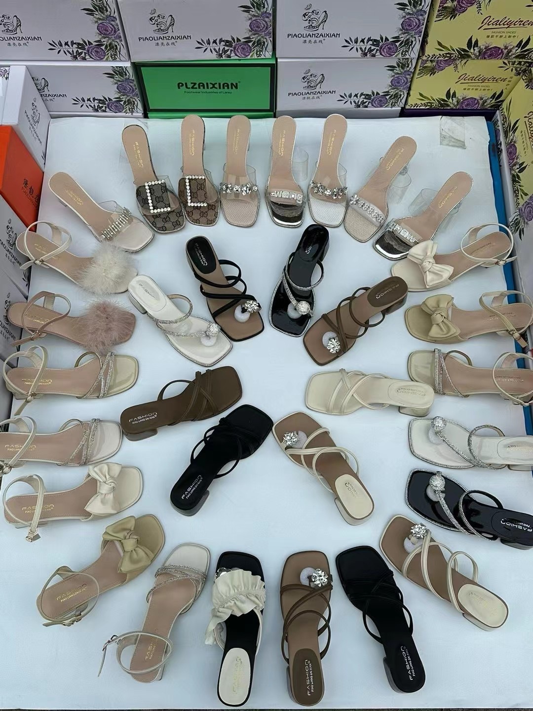 工厂处理鞋2024库存鞋女款小白鞋跑量鞋内销外贸