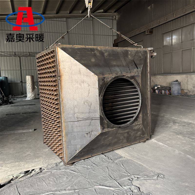 科技园用空气加热器设备 钢制绕片管散热片用在哪里