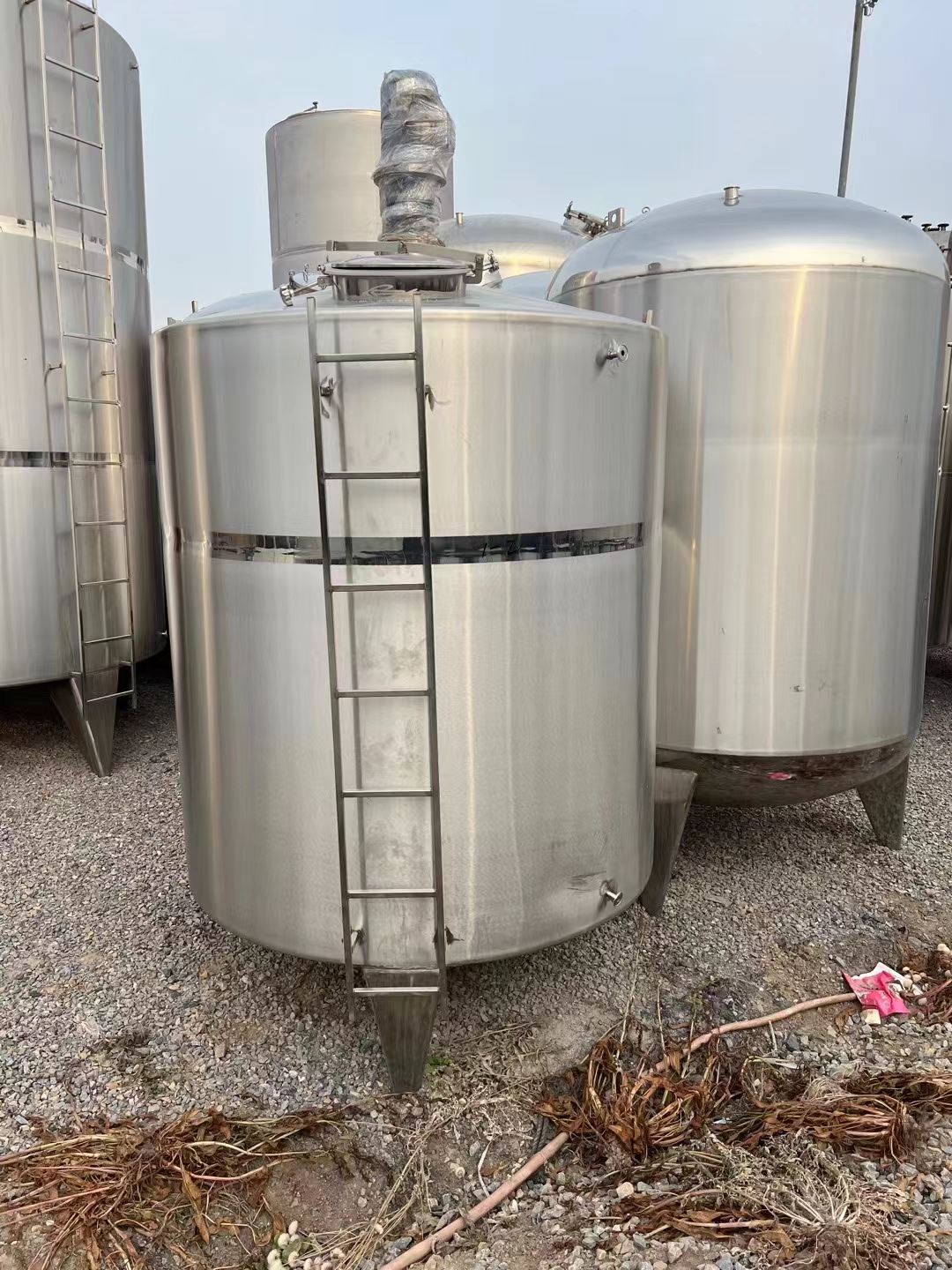 发酵 二手化工储罐 流体设备 上门回收 立式酿酒食品卫生级单层罐 