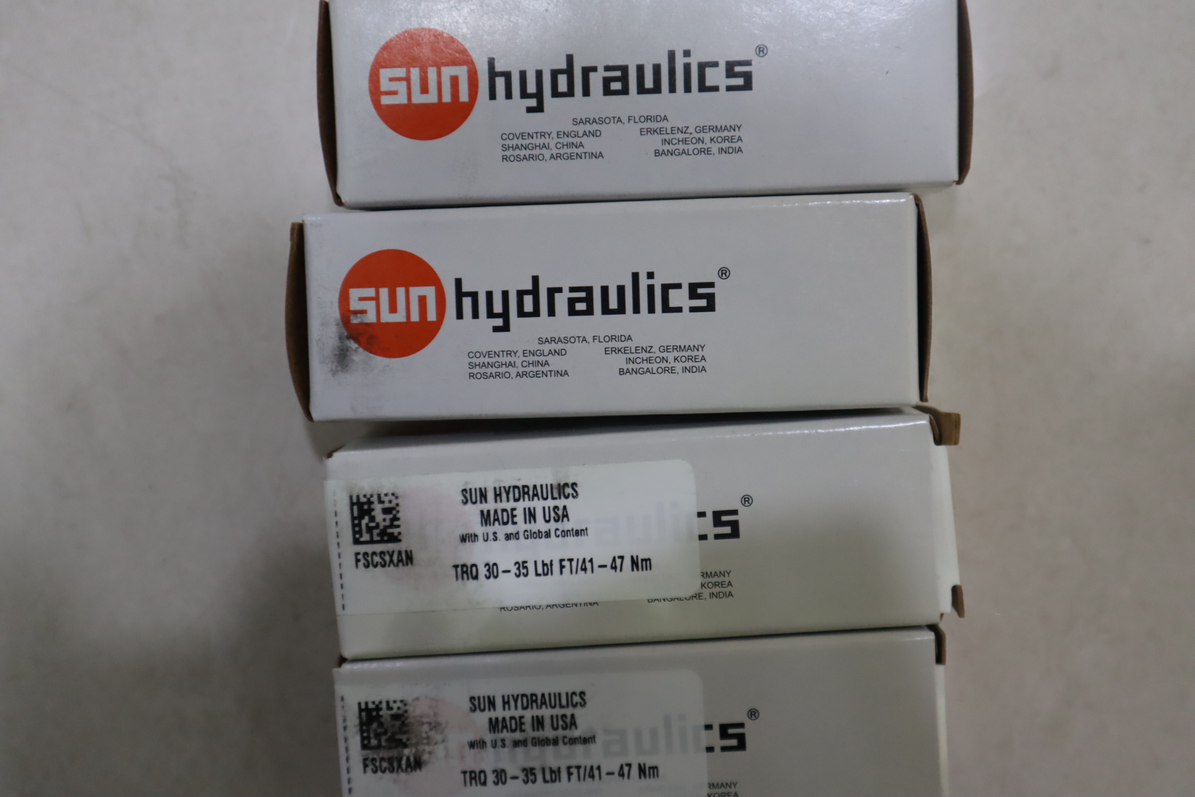 FSCSXAN TRQ30-35 LBF FT/41-47NM 美国太阳SUN插装阀