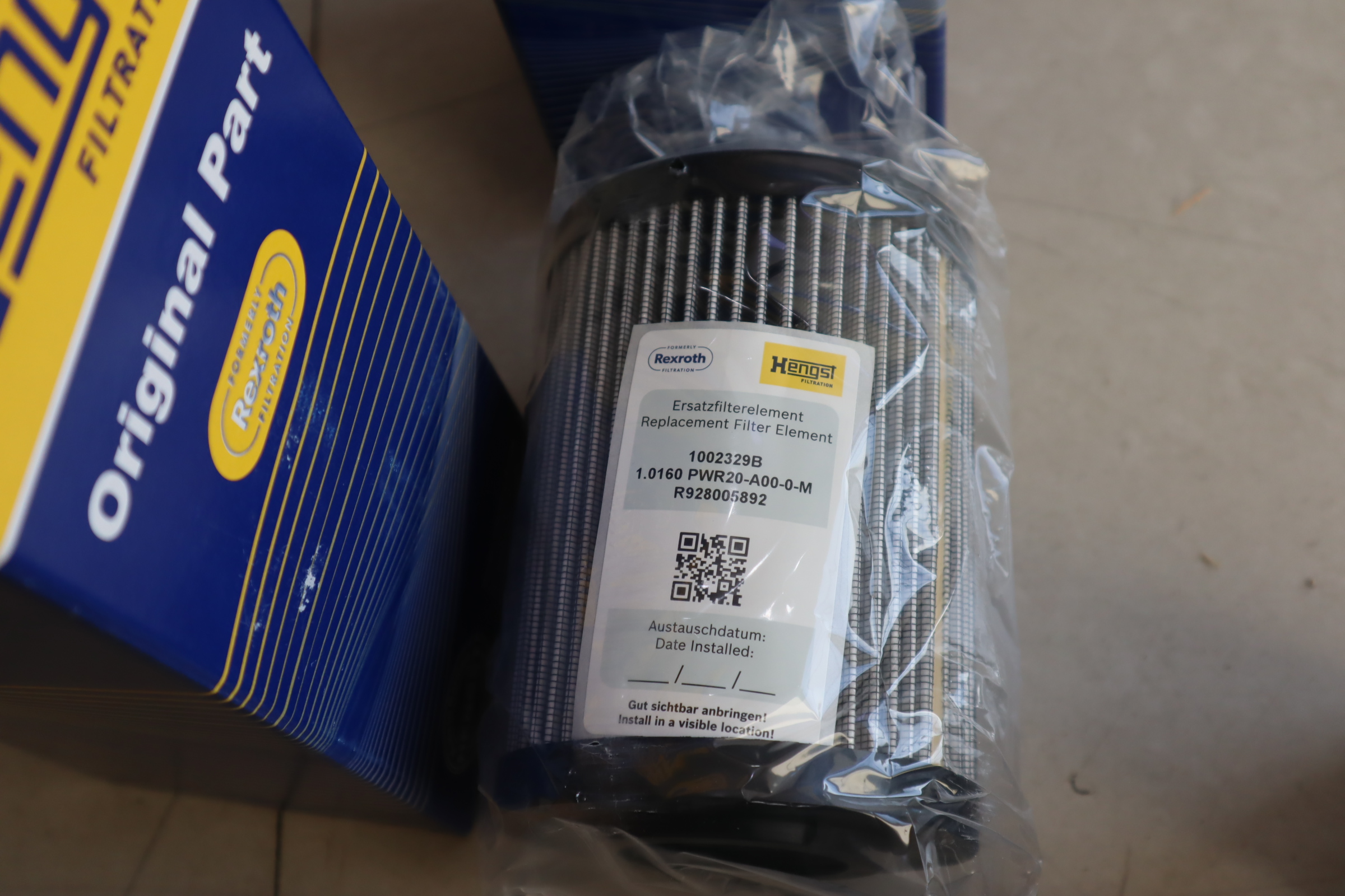 1002329B R928005892 1.0160 PWR20-A00-0-M 汉格斯特HENGST滤芯