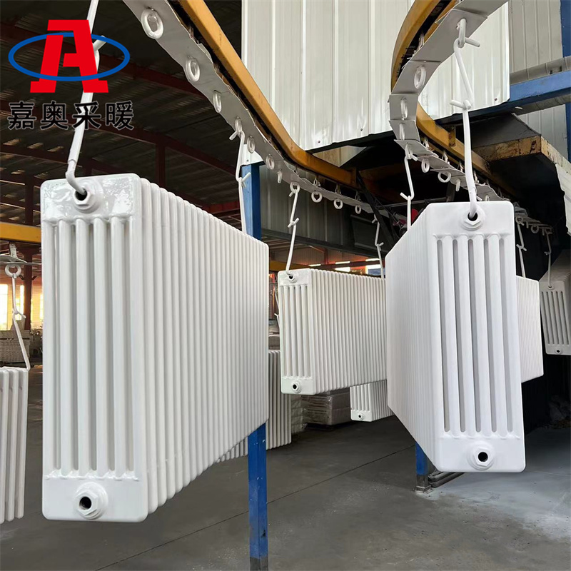 印染厂用钢制暖气片三柱型安装方法