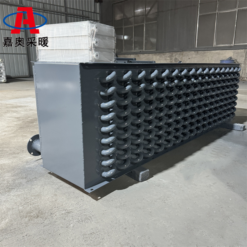 发电厂用螺旋翅片管烟气加热器 烟气余热换热器图片