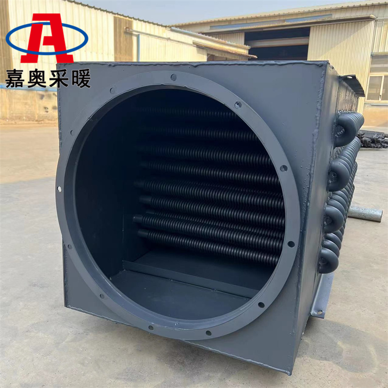 花卉大棚用螺旋翅片管烟气加热器 气气换热器工作原理
