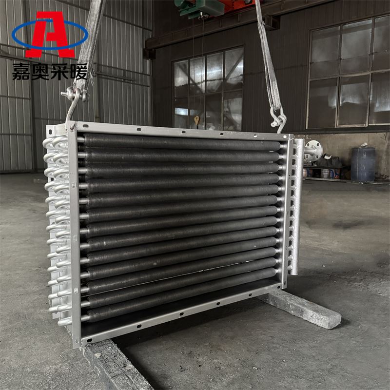 工业蒸汽用空气加热器设备 翅片管散热片工厂