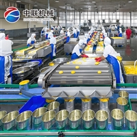 整套白桃罐头生产设备 全自动桔子罐头加工流水线