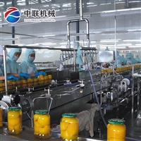 整套椰果罐头生产设备 全自动水果罐头加工流水线