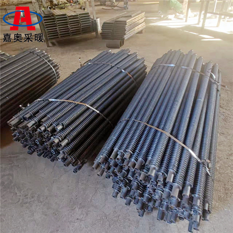 葡萄大棚用钢铝复合翅片管散热器 热风式翅片散热器规格型号
