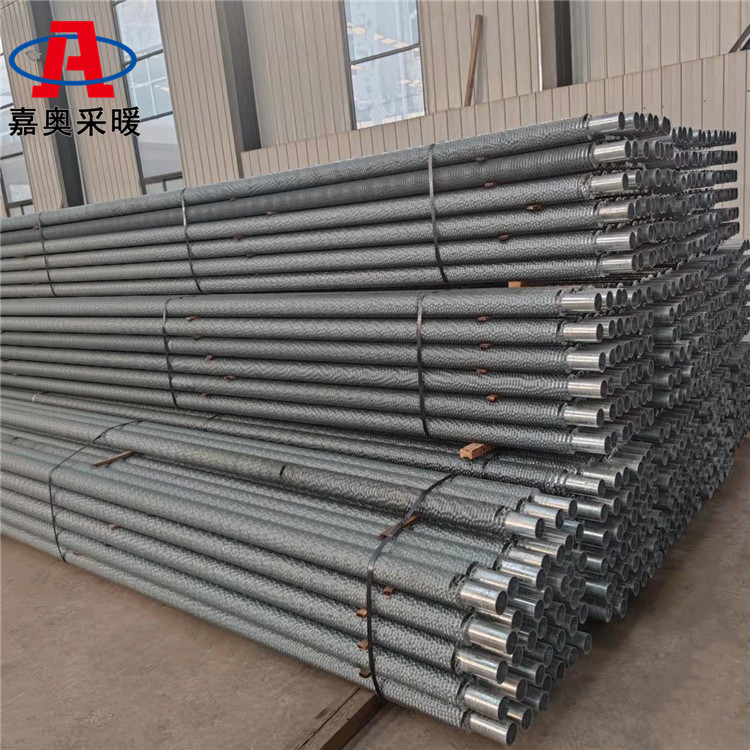 大型养殖场用钢铝复合翅片管  钢铝无缝翘片管散热量