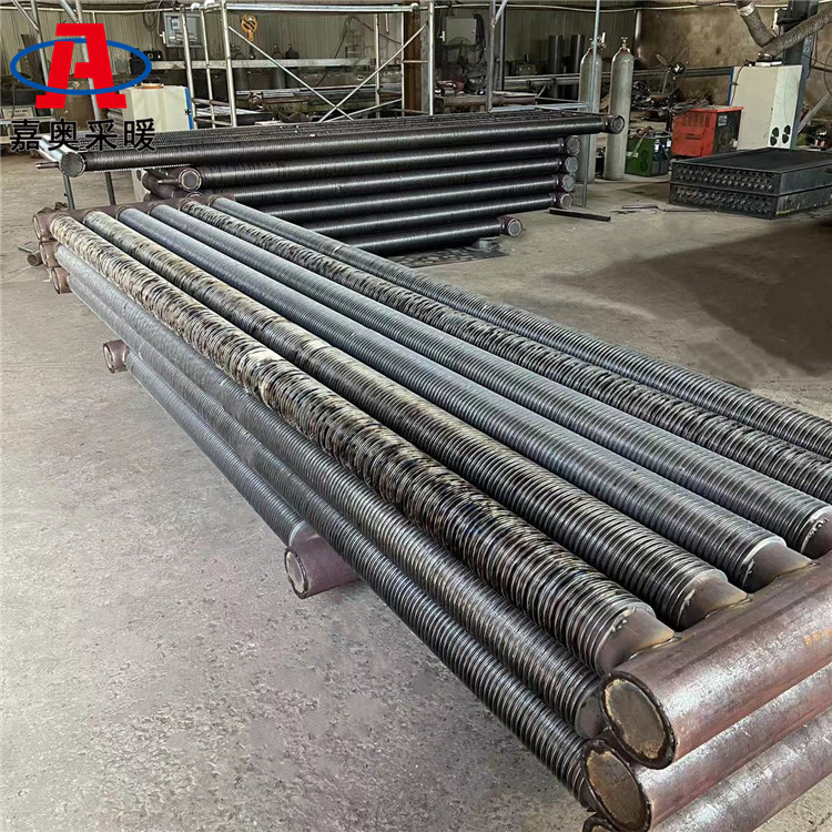 养牛场用钢铝挤压翅片管散热器 冷绕翅片管散热器定制
