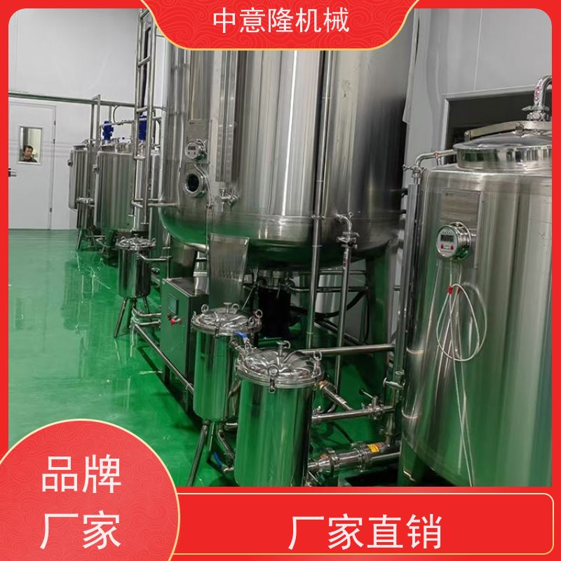 中意隆 整套 一天1吨 麦麸醋加工设备 全自动料酒蚝油灌装设备