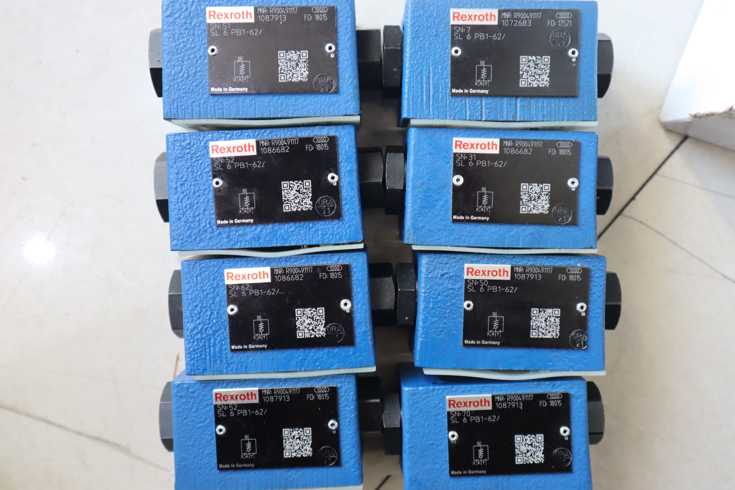 力士乐REXROTH阀型号包括SL6PB1-62 R900491117 SL6PB1-6X SL6PB1-64