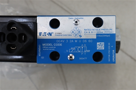 DG4V 3 2A M U D6 60 565477 VICKERS威格士EATON伊顿DANFOSS