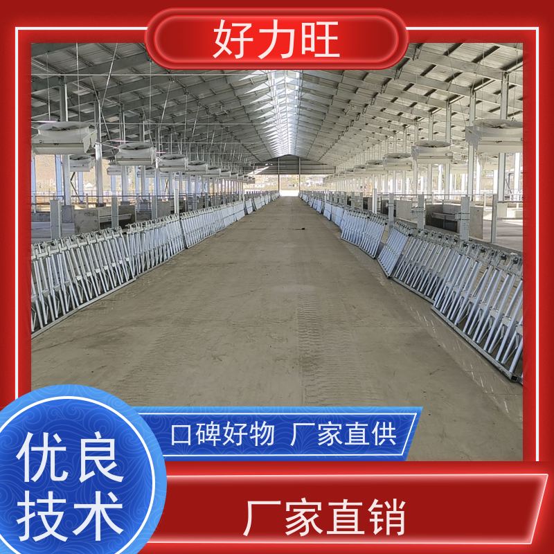 热镀锌牛颈枷 畜牧用自锁式养牛设备 牛舍用牛颈夹