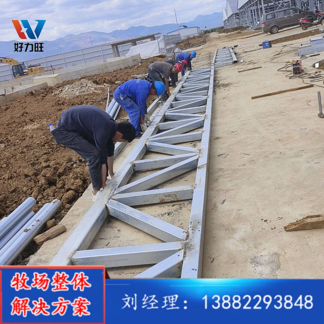 好力旺养牛场粪污资源化处理 集污池设备中转池回冲 搅拌器泵 定制