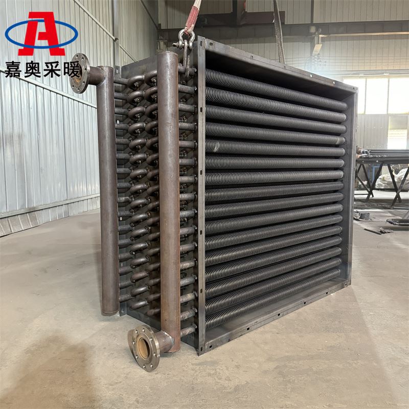 草莓大棚翅片管式换热器 超导热管洗煤厂专用散热器