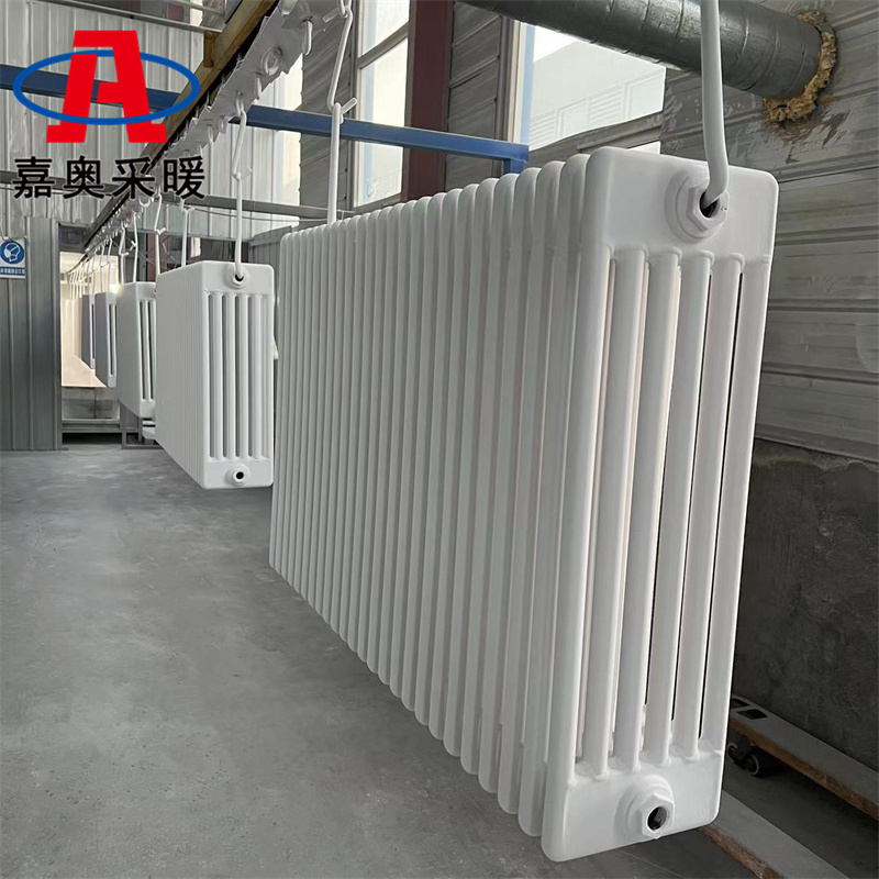 家用钢制三柱式暖气片安装