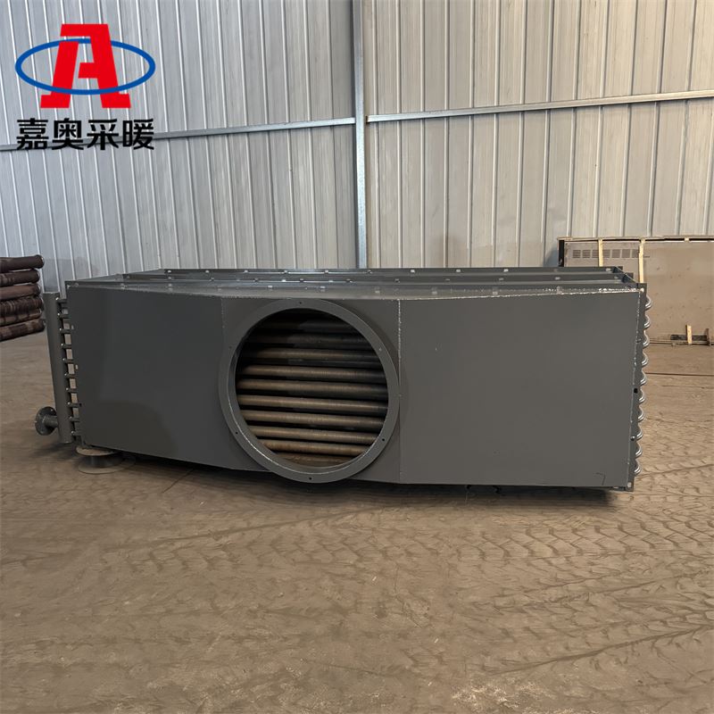洗煤场用螺旋翅片管换热器 养殖设备烘干器散热器