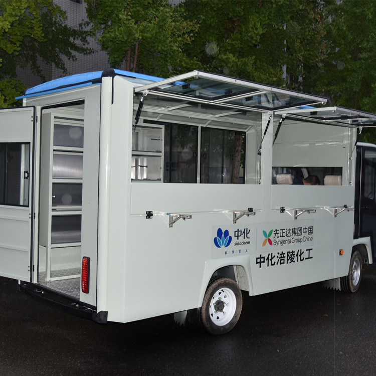 半封闭电动送餐车耐久持用