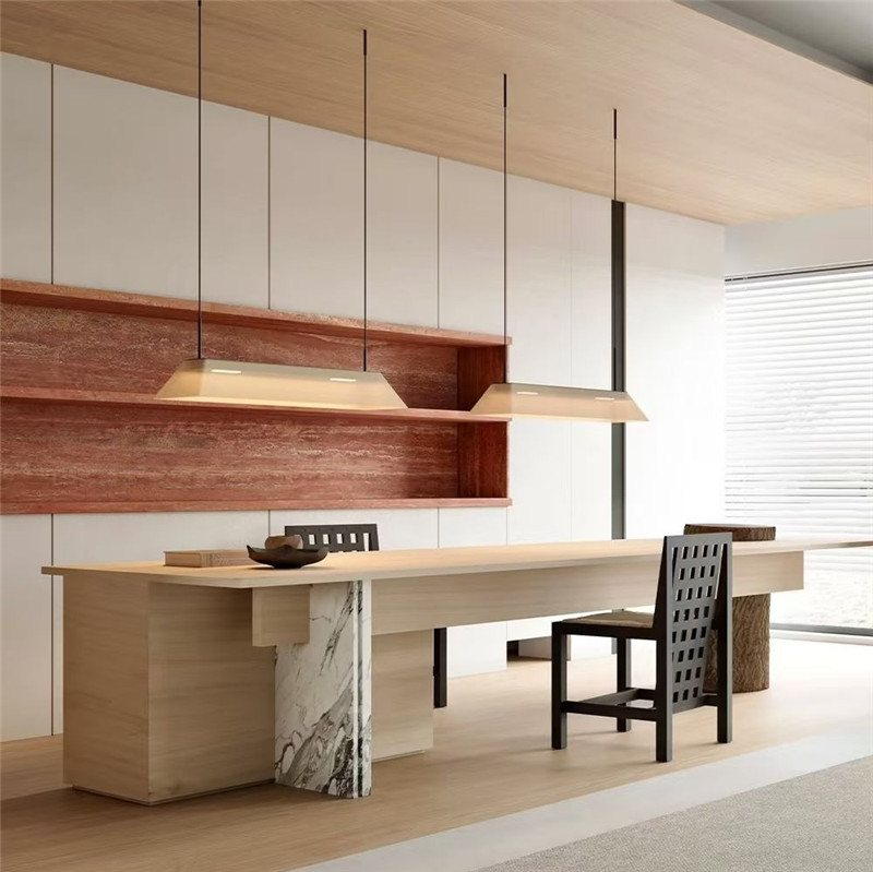 室内装饰 伊朗红洞石地砖厂家 仿古面大理石花岗岩 秋黄莱姆石