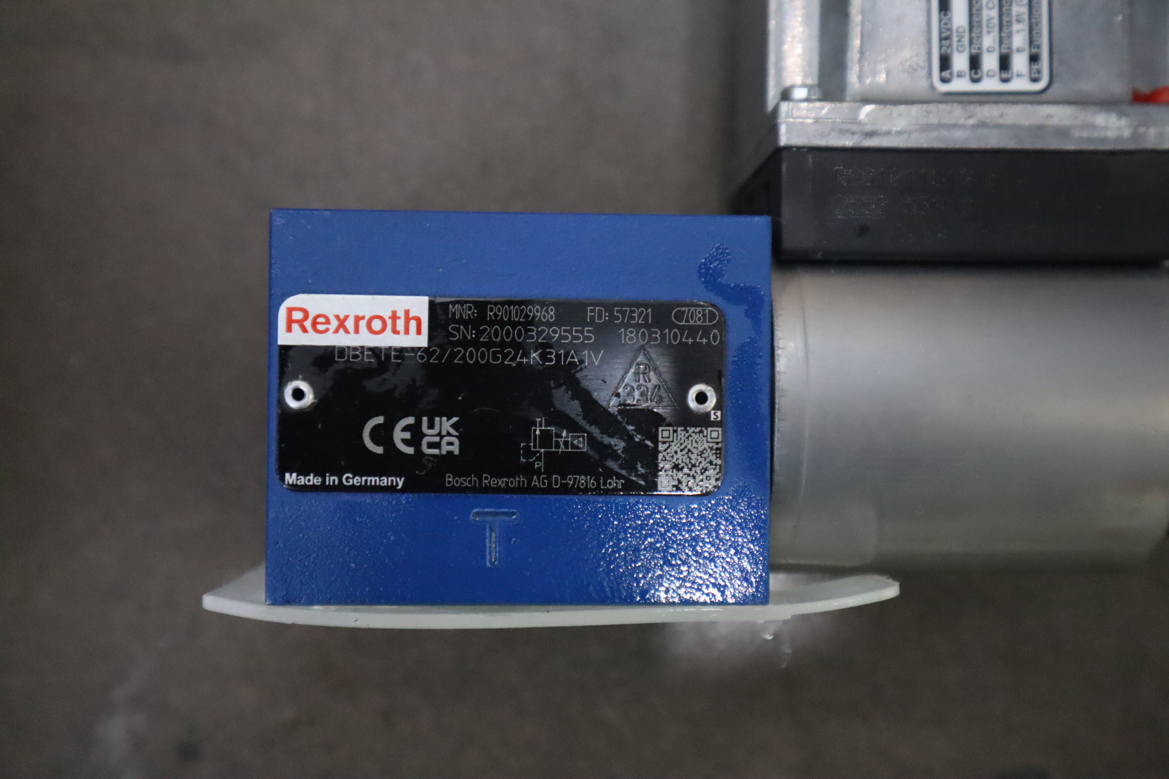 DBETE-6X/200G24K31A1V R901029968 力士乐REXROTH比例溢流阀