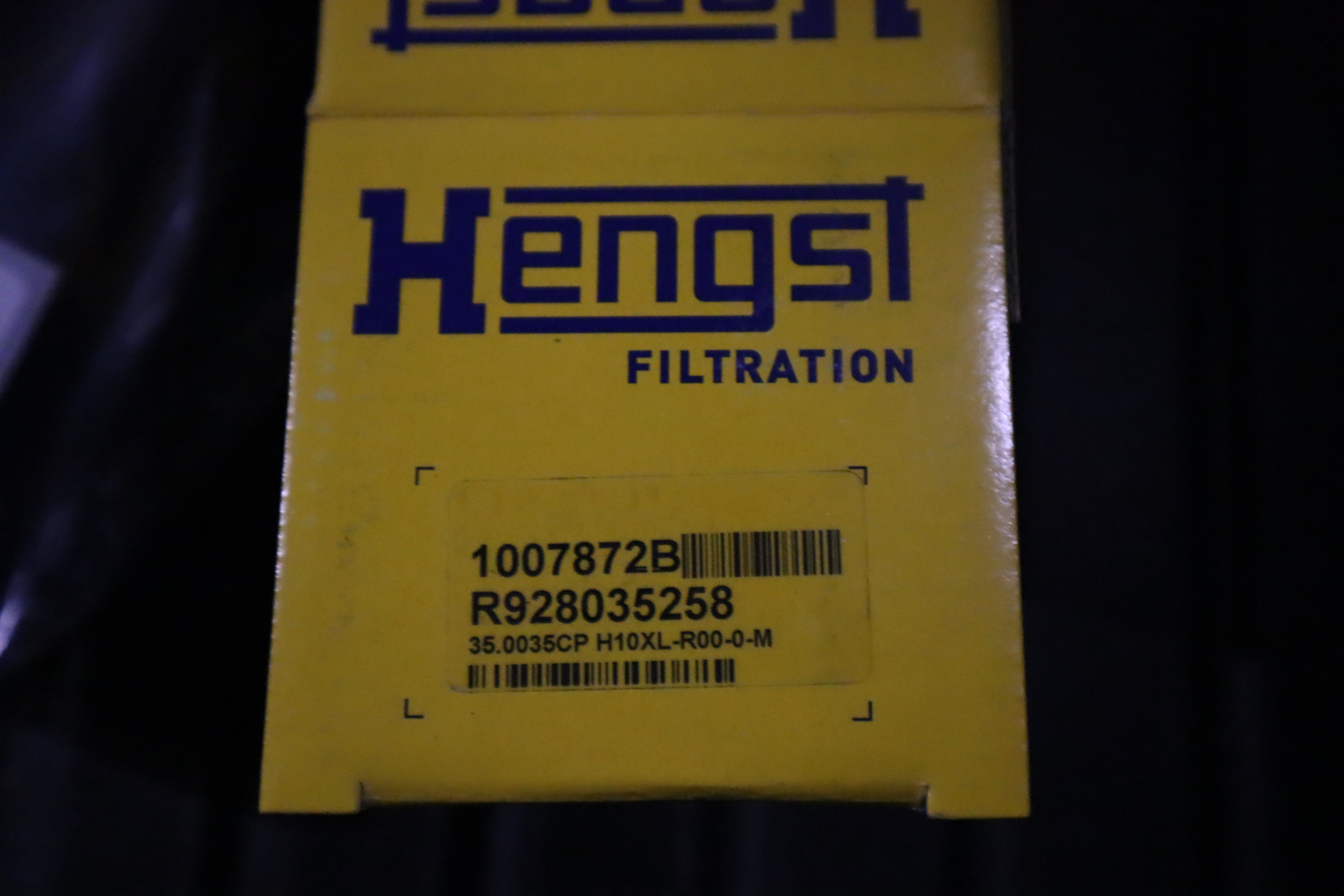 1007872B R928035258 35.0035CP H10XL-R00-0-M 汉格斯特HENGST