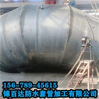 新疆和田地区穿墙密闭肋锦百达防水套管柔性防水套管   刚性消防水池