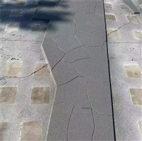 禅意庭院 青石片乱石文化石 青黑色碎拼石 不规则园林地铺石材