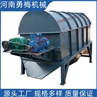 广西建筑垃圾筛分设备 钢筋铁笼滚筒筛石机