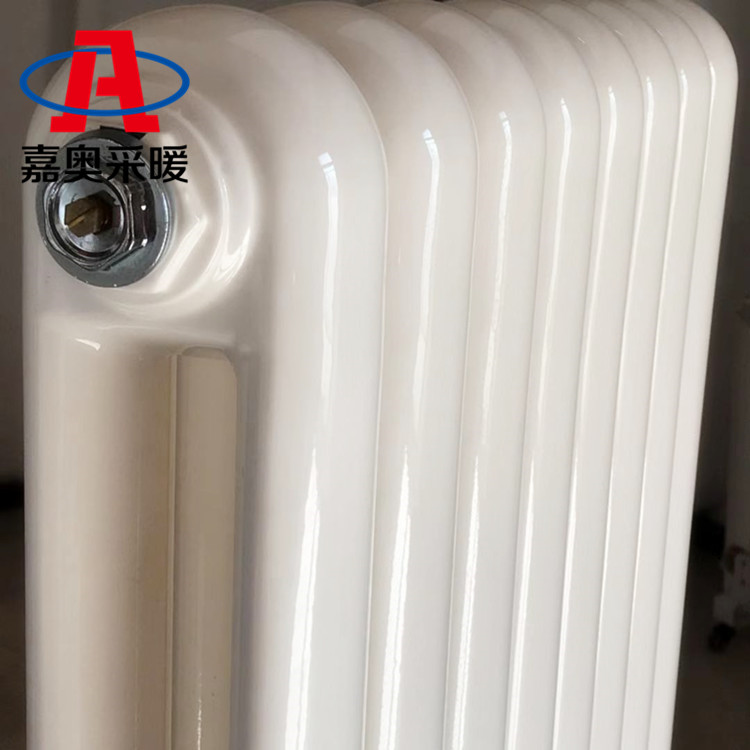 洗煤厂用圆管五柱暖气片安装